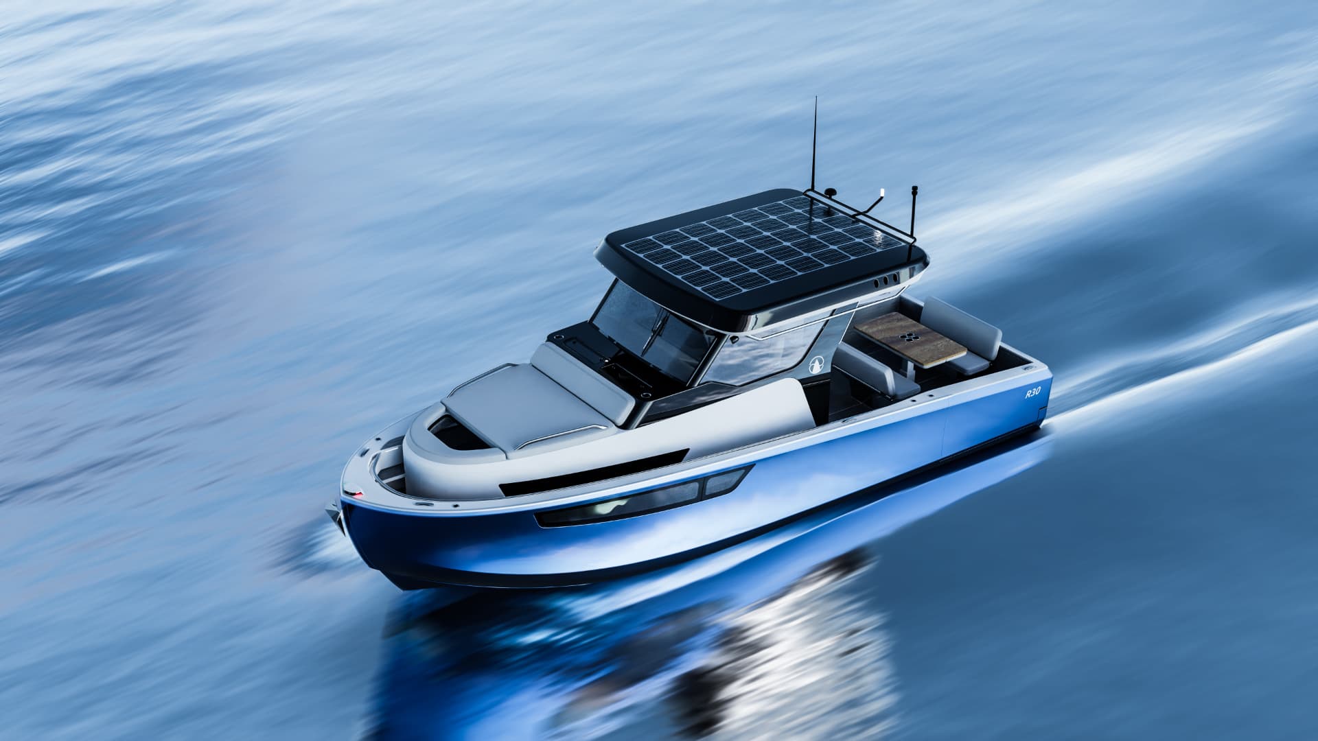 R30 at speed, high angle dynamic water render